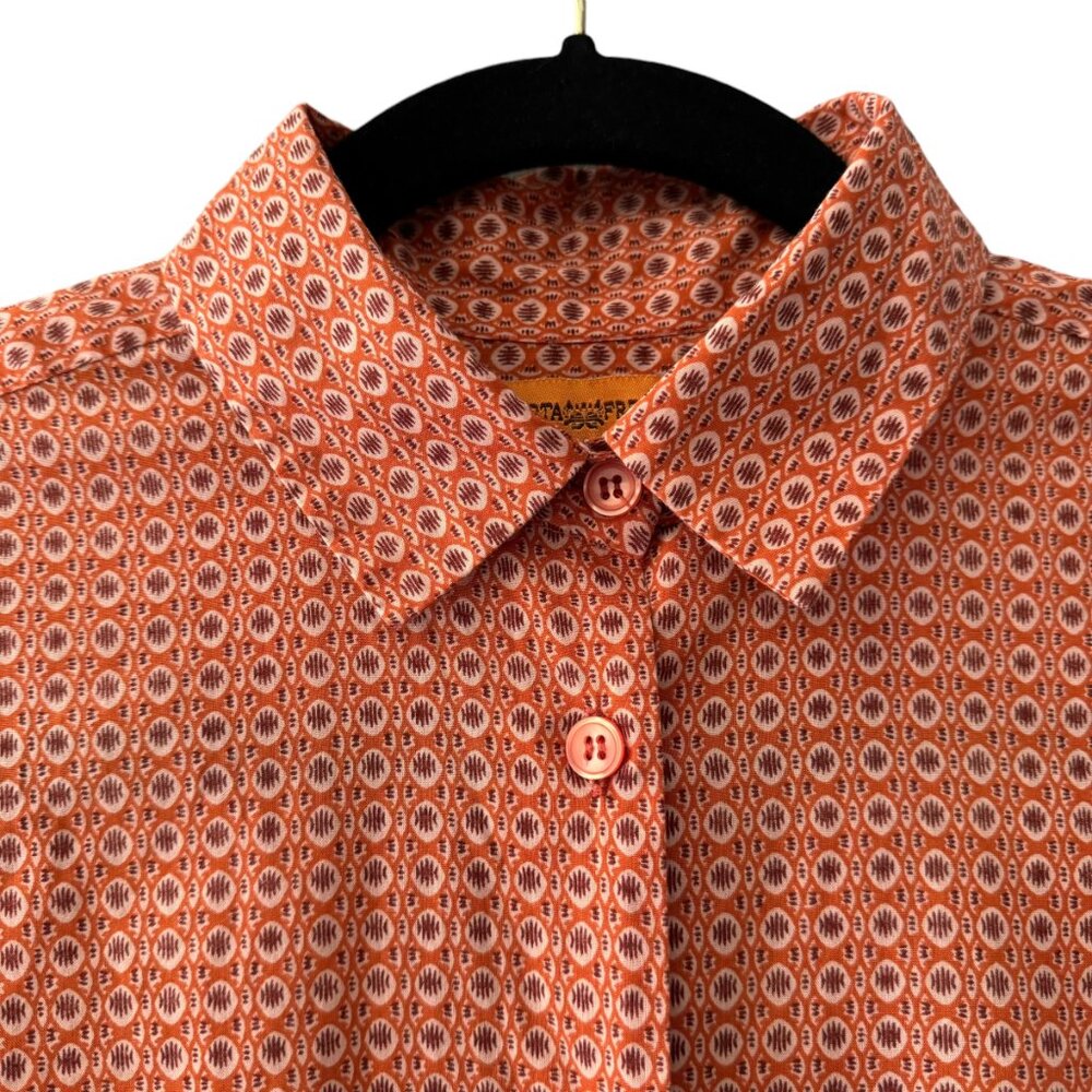 Roberta Freymann Cotton Button Down Tunic - image 3